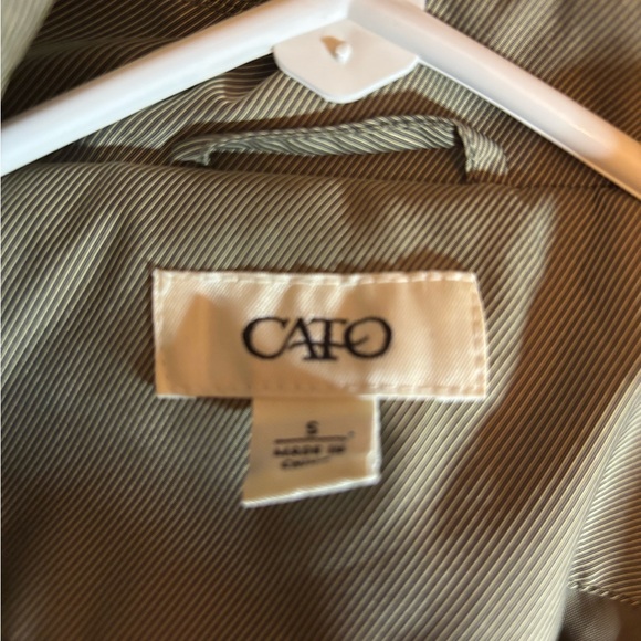 Cato Green Raincoat- Size Small - Picture 3 of 4